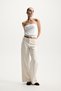 KADIN Taşlı bandeau bluz - 2