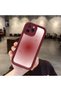 iPhone 11 Pro Compatible Burgundy Blur Gradient Star Pattern Silicone Case, Aesthetic Shock Resistant - 2