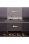 Windproof strip 96cm black self-adhesive single-sided door bottom. - 3