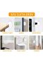 Door handle pads 12pc transparent rubber 4cm diameter self-adhesive. - 4
