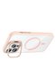 iPhone 14 Pro Max Case with Camera Stand, Magsafe Supported, Transparent Back, Silicone - 6