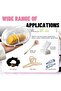 Transparent Dust-Proof Makeup Sponge Holder with Flip Lid, 2 Grid Bathroom Vanity Storage Ca - 4