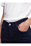 Navy Blue Regular Waist Flare Women's Jean Trousers - 3
