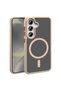 Galaxy S25 Case Magsafe Supported Camera Raised Silicone Matte Anti-Fingerprint