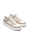 Zrk-X8 High Quality Thick Sole Beige Linen Suede Casual Men's Sneaker - 2
