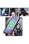 Galaxy S25 Ultra Case 360 Degree Rotating Stand Magsafe Camera Lens Protection Silicone - 2