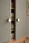 Venus Piano Concave Polymer Button Handle 5 Pcs Matte White Light Cubic Walnut 40 mm Cabinet Drawer Kitchen - 6