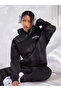 Women's Est 2012 Printed Oversize 3 Thread Hooded Tracksuit Set - 2