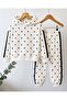 Polka Dot Hooded Girls' Tracksuit Set - Age 3/10 - 31779 - 2