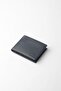 Genuine leather horizontal multi-card holder men's wallet navy blue – 27406 - 2