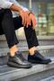 Zrk-D46 High Quality Alexandre Model Genuine Leather Men's Shoes Black - 7
