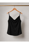 Women's Rope Strap Collar Draped Blouse Basic Daily Stylish Athlete Top - 4