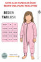 Girls and Boys Thick Fiber Filled 2.5 Tog Patterned Sleeping Bag - 4