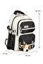 Premium Imported Waterproof Fabric Multi-Compartment School, Sports, Travel, Laptop Backpack Black 11A - 2