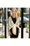 Women's sequined shawl black/silver 190x45cm tassel party/wedding.