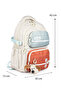 Premium Imported Waterproof Fabric Multi-Compartment School, Sports, Travel, Laptop Backpack Tile 11A - 2