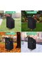 Garden chair covers, waterproof - 2-pack furniture and weatherproof outdoor 210D Oxford cloth Patio folding Black 75 x 120 cm - 5