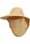 Fisherman's Hat - Men's Detachable Brim Wide Hiking Unisex fits head circumference 56-58 cm, military green