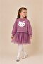 Girl's Hello Kitty Figured Sweatshirt and Tulle Dress Combination