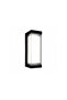 Cube Wall Light 14 Watt Black Aluminum B 2471