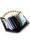 Metal card holder silver RFID 10 slots business. - 3