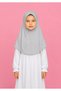 Girls’ Pink Khimar Hijab – Modest Islamic Head Covering for Girls, Full-Coverage Muslim Hijab