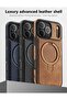 URBAN Magnetic for iPhone 17 Pro Max Leather Case,Invisible Stand [Compatible with Magsafe] Slim - 4