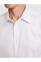 White Slim Fit Long Sleeve Basic Shirt 50328765-Vr013 - 6