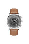 Men's Stainless Steel Watch, Tan Leather Band | Trn-Ss43