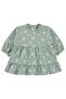 Floral Print Basic 6-18 Months Dress - Khaki
