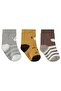 Face Animal 3-Piece 6-18 Months Baby Boy Sock Set - Standard - 6