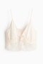 Cropped lace top - 4