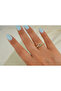 Yzk656 Round Stone Ball Detail Gold Adjustable Ring - 2