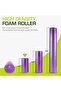 ProsourceFit High Density Foam Rollers 12 - inches long, Firm Full Body Athletic Massage Tool for Ba - 2