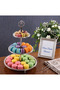 Three-Layered Stainless Steel Presentation Plate 30*22*15 Silver - 2