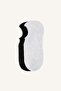 Women's Non-Slip Sole 2-Piece Cotton Pilates Socks I1287Axns