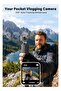 4K HD Vlogging Camera, Pocket Gimbal Camcorder with 1.72 inch Touch Screen, 330° Rotatable Portable Video Camera for Travel & Sports - 7