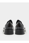 Black Patent Chunky Loafers - 4