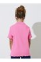 Teen Girls Ribbed Polo T-Shirt with Lettuce Hem - 5