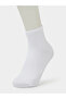 Pack of 3 - Solid Ribbed Cuff Ankle Socks - 6