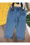 Muslin Strap Belted Anchor Printed Lycra Jeans 3-Piece Baby Boy/Child Set - 3