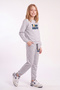 Girl's 3-Piece Printed Crew Neck Double Pocket Tracksuit Set - 4