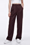 Black High Waist Belted Straight Cut Pants - 2