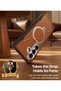 Ostand VegSkin Series Case for Samsung Galaxy Z Fold 8 Ultra, 360° Rotating Kickstand, Wireless Compatible, Mili-Grade Drop Protection, Slim Protective Cover with Screen Protectors – Brown - 6