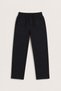 Boys' School Trousers Combed Cotton Fabric Comfortable Pants with Internal Tie and Elastic Waist - 2