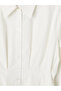 Lcw Vision White Pleated Women's Shirt - 7
