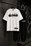 Milionare Design Printed Cotton Oversize T-Shirt Tracksuit Set - 3