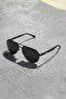 Black Men's Sunglasses Polarized Glass Light Frame