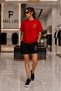 Unisex Comfortable Fit T-Shirt and Shorts B Gold Printed Set