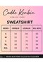 Women's Heart Pink Ribbon Printed Round Neck Long Sleeve Sweatshirt - 3